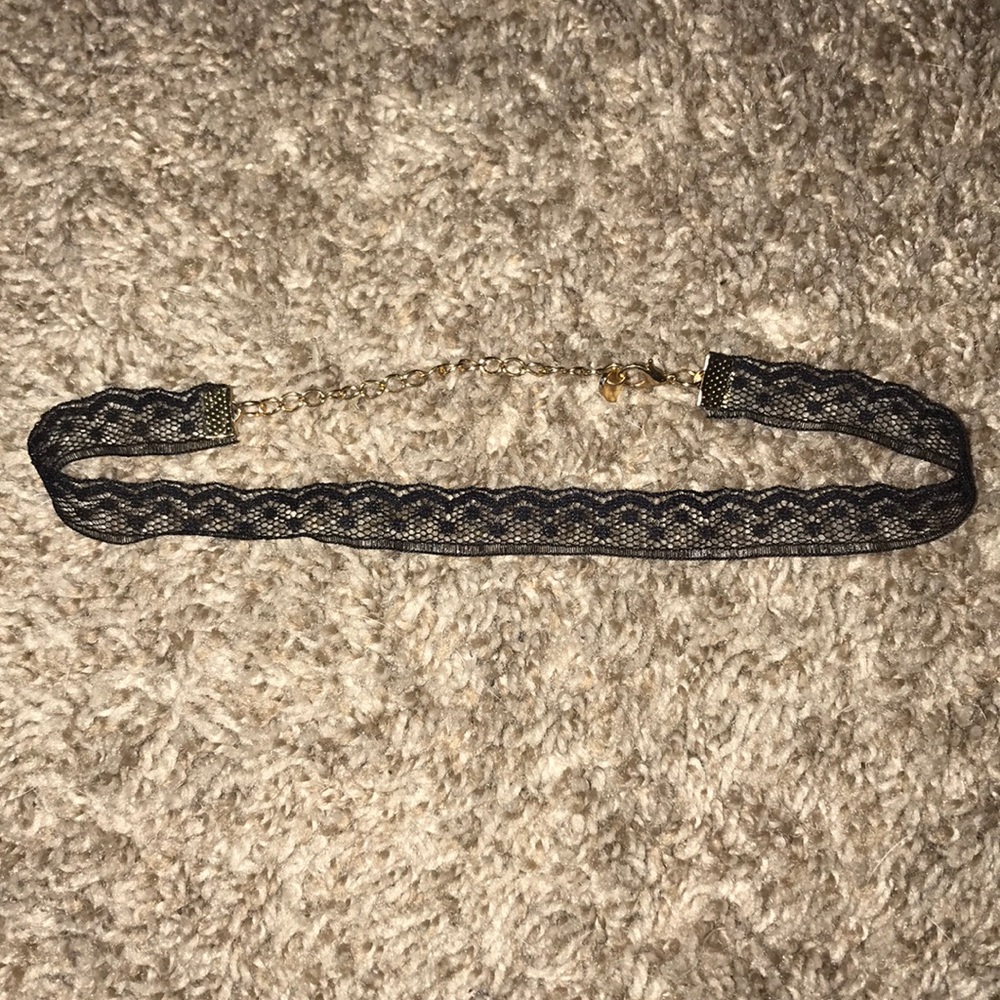 New Black Lace Choker